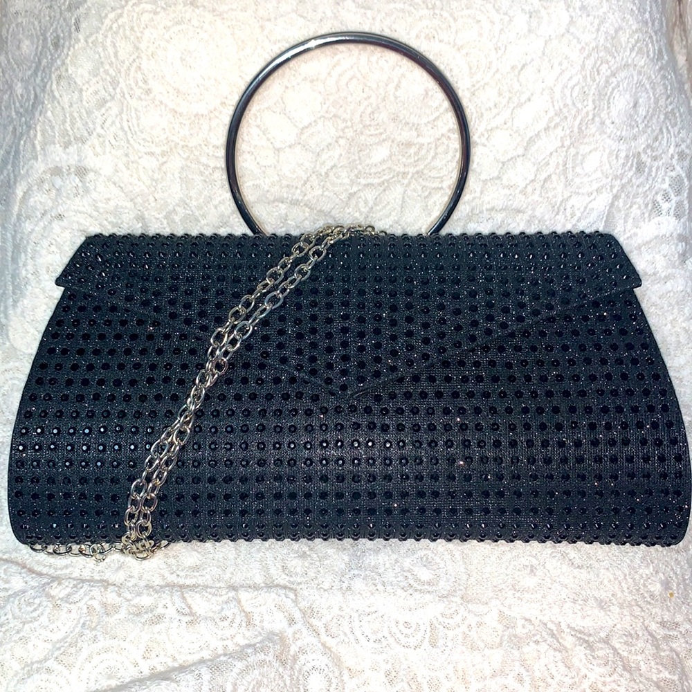 💖Beautiful Rhinestone Clutch - Picture 4 of 10